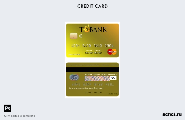 цифровая загрузка шаблона карты Mastercard T Bank Бутана